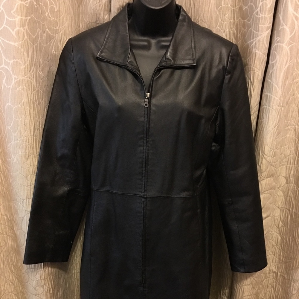 Beautiful classic Leather coat